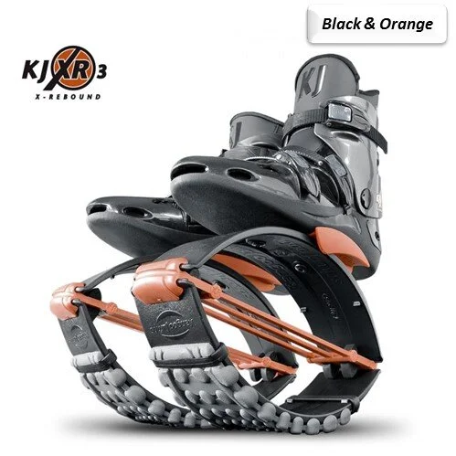 Black & Orange - Kangoo Jumps Rebound Shoes — The Bounce Shoe Store